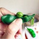 Extrusion Bean Toy Mini Squishy Soft Toys Pendants Anti Stress Ball Squeeze Gadgets Phone Strap