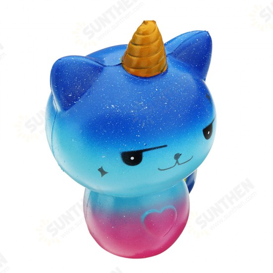 Galaxy Unicorn Cat Squishy 12*8.2CM Slow Rising Soft Collection Gift Decor Toy