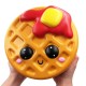 Giant Jumbo Squishy Bread Waffle Cake 24CM Cookies Slow Rising Soft Scented Toy
