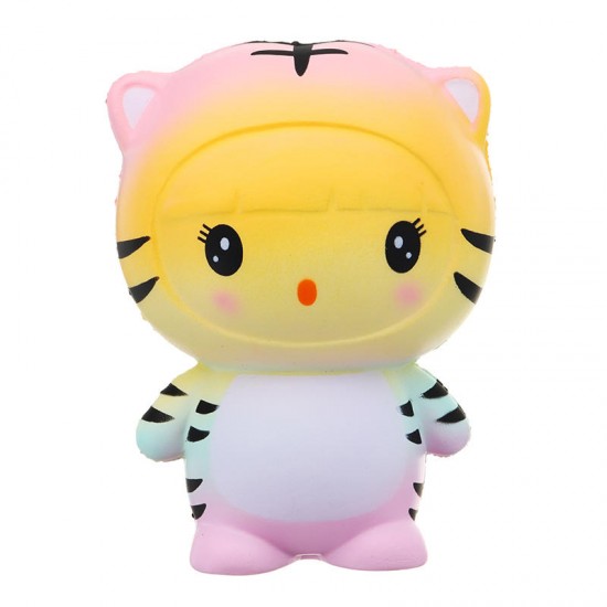 Tiger Squishy 12*9.5*7.5cm Slow Rising With Packaging Collection Gift Soft Toy