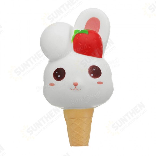 Rabbit Ice Cream Squishy 13.5*6.5*6CM Slow Rising With Packaging Collection Gift