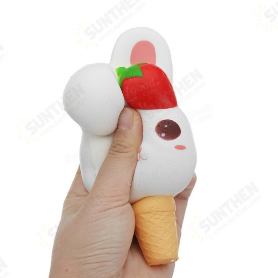 Rabbit Ice Cream Squishy 13.5*6.5*6CM Slow Rising With Packaging Collection Gift