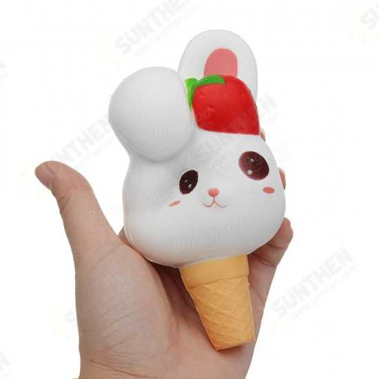 Rabbit Ice Cream Squishy 13.5*6.5*6CM Slow Rising With Packaging Collection Gift