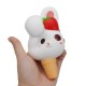 Rabbit Ice Cream Squishy 13.5*6.5*6CM Slow Rising With Packaging Collection Gift