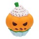 Halloween Pumpkin Ice Cream Squishy 13*10CM Slow Rising Soft Toy Gift Collection With Packaging