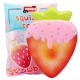 Squishy Strawberry Peach Toast 19cm 7.5Inches Bread Soft Slow Rising Fruit Toy With Original Package