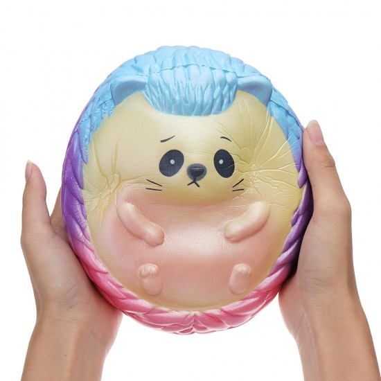 Huge Hedgehog Squishy 7.87in 20*17*15CM Slow Rising Cartoon Gift Collection Soft Toy With Packing