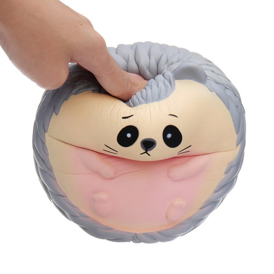 Huge Hedgehog Squishy 7.87in 20*17*15CM Slow Rising Cartoon Gift Collection Soft Toy With Packing