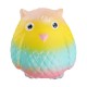 Jumbo Squishy Rainbow Owl 12cm Soft Slow Rising Toy With Original Packing