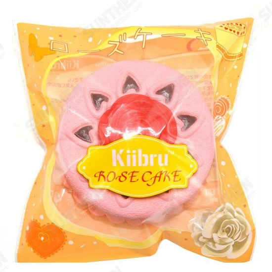 Squishy Jumbo Rose Cake Licensed Slow Rising Original Packaging Collection Gift Decor Toy