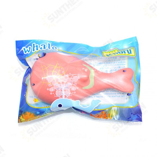 Squishy Whale Licensed Slow Rising Original Packaging Animals Soft Collection Gift Decor Toy