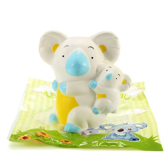 Squishy Koala Mom Baby 10cm Slow Rising With Packaging Collection Gift Decor Soft Squeeze Toy