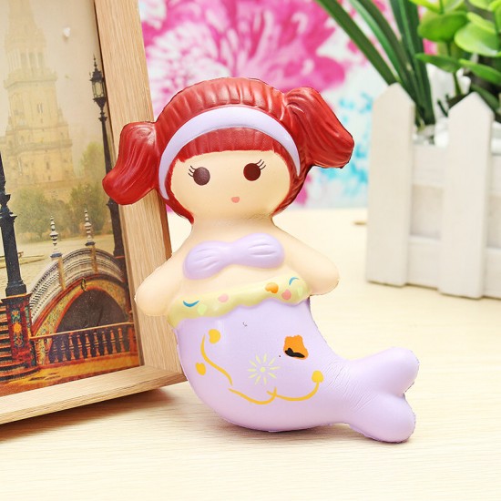 Squishy Mermaid Slow Rising Original Packaging Soft Collection Gift Decor Toy