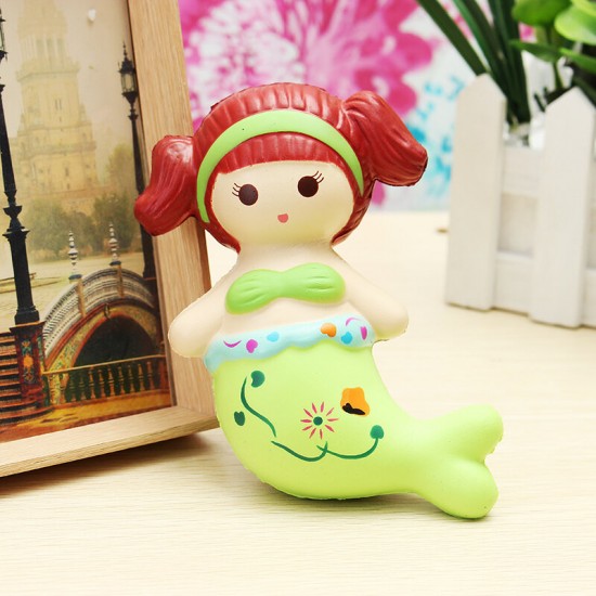 Squishy Mermaid Slow Rising Original Packaging Soft Collection Gift Decor Toy