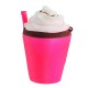 Milk Tea Ice Cream Cup Squishy 11CM Slow Rising With Packaging Coffee Cappuccino Collection Gift