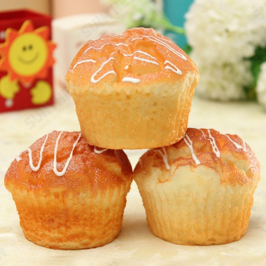 Muffin Cup Cake Squishy Super Soft Bun Gift Cafe Decoration