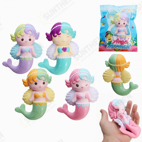 Squishy Angel Mermaid 16cm Soft Sweet Slow Rising Original Packaging Collection Gift Decor