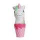 Squishy Jumbo 20cm Galaxy Rainbow Horse Animal Cup Slow Rising Scented Toy Gift With Pcaking