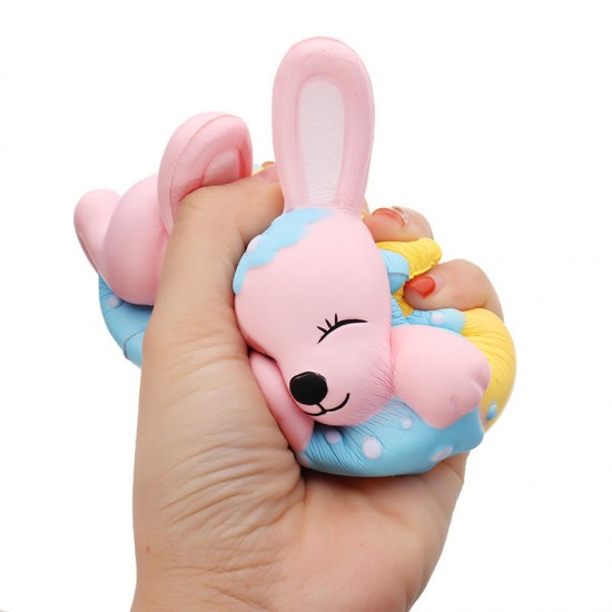 Squishy Rabbit Bunny Cake Cute Slow Rising Toy Soft Gift Collection With Box Packing