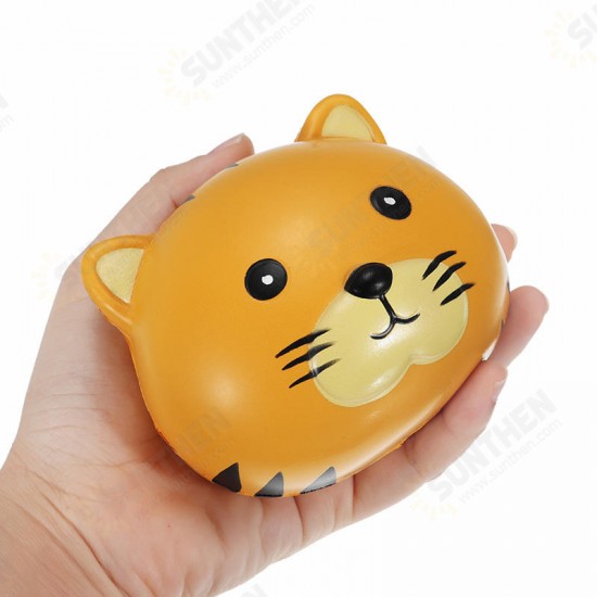 Squishy Tiger Face Ball Bun 10cm Soft Sweet Slow Rising Original Packaging Collection Gift