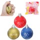 PU Cartoon Christmas Balls Squishy Toys 9.5cm Slow Rising With Packaging Collection Gift Soft Toy