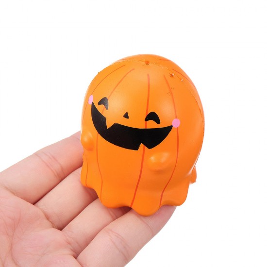 Stack Pumpkin Ice Cream Squishy With Magnet 7CM Licensed Slow Rising Original Package