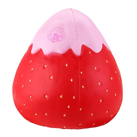 Super Humongous Classic Strawberry Dipped In Squishy Licensed Slow Rising Toy 35cm