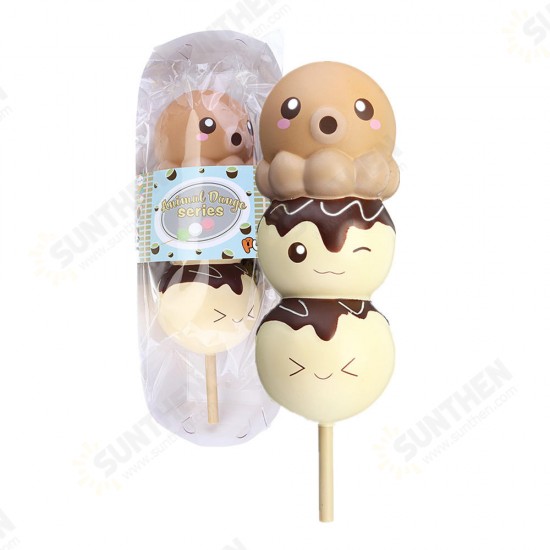 Squishy 8.27inch Dango Takoyaki Octopu Balls Cuttlefish Slow Rising Toy Licensed Tag