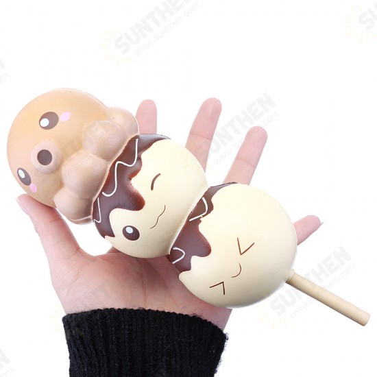 Squishy 8.27inch Dango Takoyaki Octopu Balls Cuttlefish Slow Rising Toy Licensed Tag