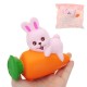 Rabbit Squishy 13*11.5*5 CM Slow Rising With Packaging Collection Gift Soft Toy