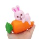 Rabbit Squishy 13*11.5*5 CM Slow Rising With Packaging Collection Gift Soft Toy