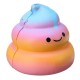 Ranbow Squishy Poo Soft Toy Slow Rising Phone Pendant With Packing