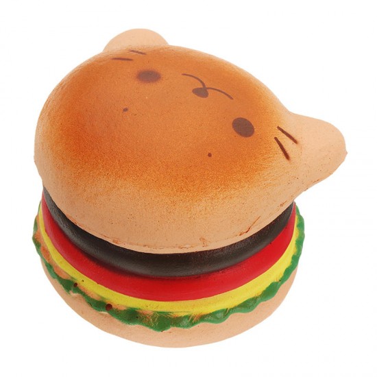 Seal Burger Squishy 7.5*9.5cm Slow Rising Soft Collection Gift Decor Toy Original Packaging