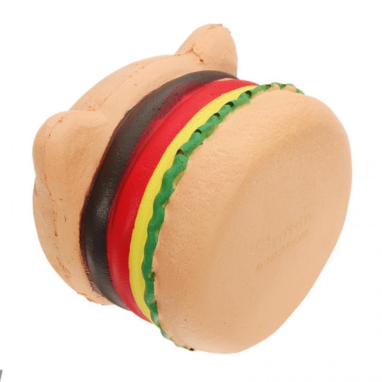 Seal Burger Squishy 7.5*9.5cm Slow Rising Soft Collection Gift Decor Toy Original Packaging