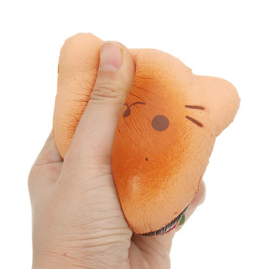 Seal Burger Squishy 7.5*9.5cm Slow Rising Soft Collection Gift Decor Toy Original Packaging