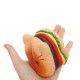 Seal Burger Squishy 7.5*9.5cm Slow Rising Soft Collection Gift Decor Toy Original Packaging