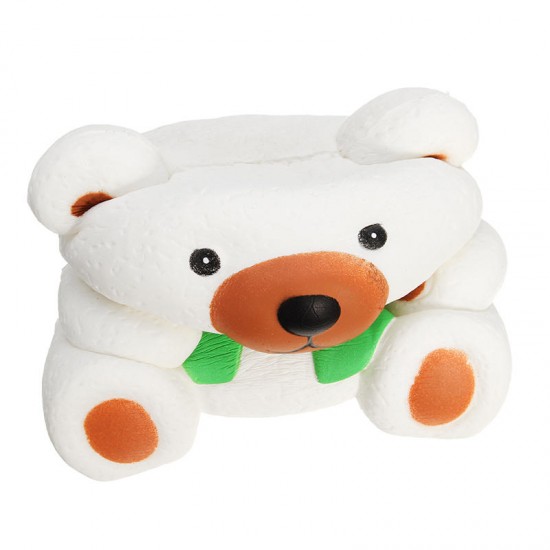 Slow Rising Squishy 13*10*7CM Pu Bear Simulation Stress Relief Toys With Packaging Collection Gift