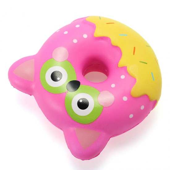 Squishy Factory Owl Donut 10cm Soft Slow Rising With Packaging Collection Gift Decor Toy