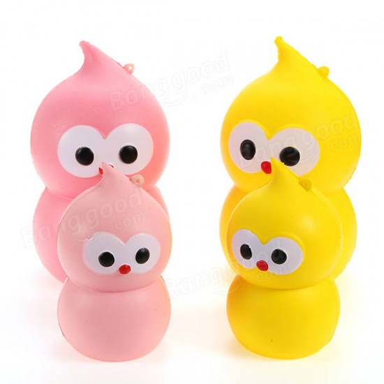 Squishy Gourd Dolls Parents Slow Kids Toy 13.5*7*7CM L Kids/Adults Gift Stress Relieve Toy