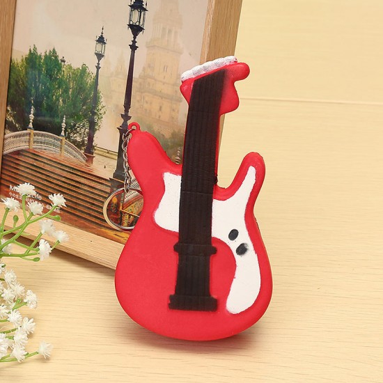 Squishy Guitar 13.5cm Slow Rising Soft Cute Collection Gift Decor Toy