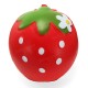 Squishy Half Strawberry 7cm Soft Slow Rising Fruit Collection Gift Decor Toy