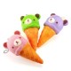 Squishy Ice Cream Bear Soft Slow Rising Collection Gift Decor Squish Squeeze Toy