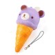 Squishy Ice Cream Bear Soft Slow Rising Collection Gift Decor Squish Squeeze Toy