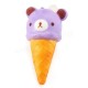 Squishy Ice Cream Bear Soft Slow Rising Collection Gift Decor Squish Squeeze Toy