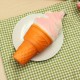 Squishy Jumbo Ice Cream Cone 17cm Slow Rising Soft Collection Decor Gift Phone Bag Strap