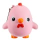 Squishy Pink Chicken Jumbo 10cm Slow Rising Collection Gift Decor Soft Toy Phone Bag Strap