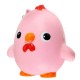 Squishy Pink Chicken Jumbo 10cm Slow Rising Collection Gift Decor Soft Toy Phone Bag Strap