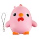 Squishy Pink Chicken Jumbo 10cm Slow Rising Collection Gift Decor Soft Toy Phone Bag Strap