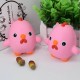 Squishy Pink Chicken Jumbo 10cm Slow Rising Collection Gift Decor Soft Toy Phone Bag Strap