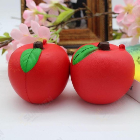 Squishy Red Apple 7cm Soft Slow Rising Fruit Collection Decor Gift Toy